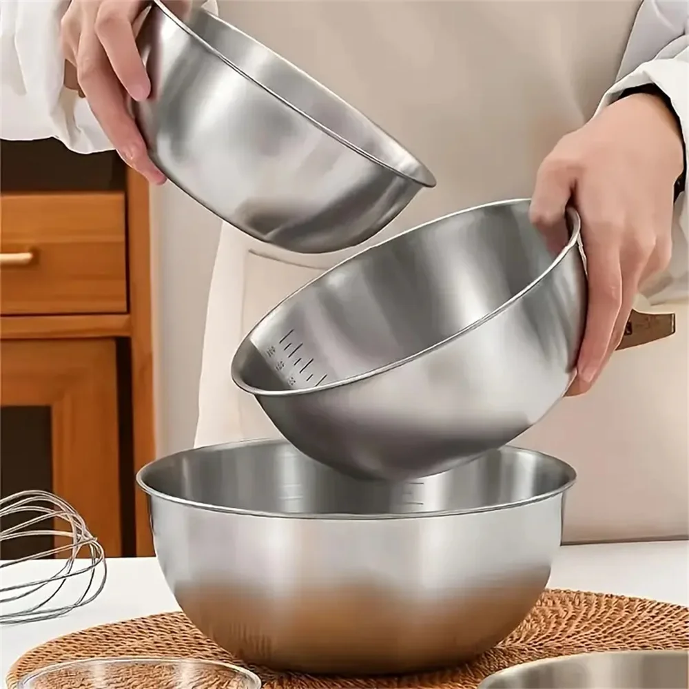 2026 Stainless Steel Mixing Bo - Home Cooking Cookbook 评论和价格