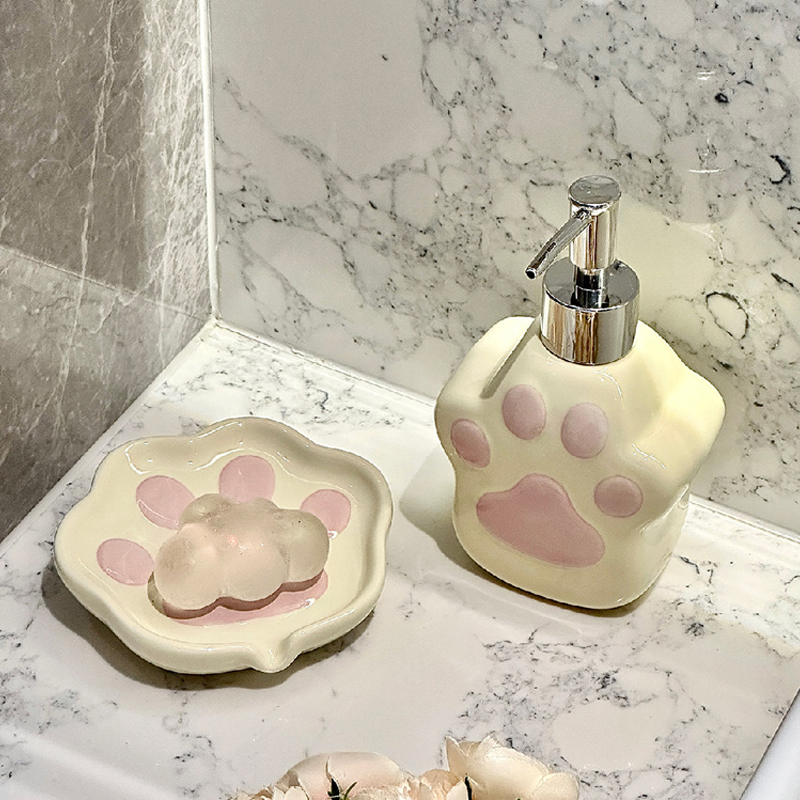 1pc Cute Ceramic Cat Claw Soap - Home Cooking Recipes 评论和价格